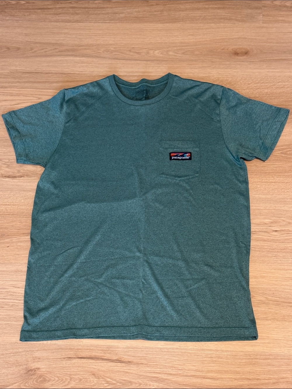 Patagonia Teal Green Short-Sleeve Pocket Tee